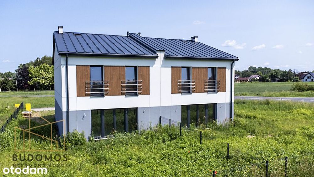 Nowoczesny dom w zabudowie bliźniaczej na sprzedaż