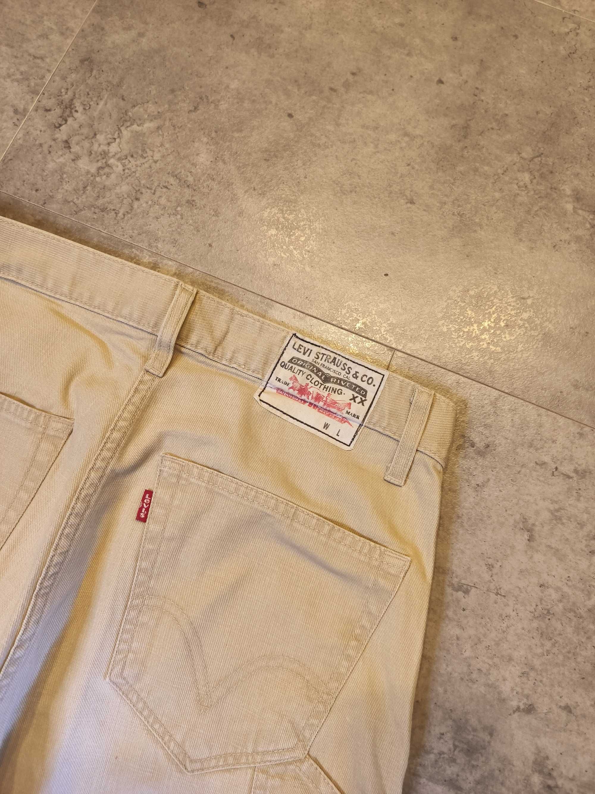 Spodnie Levi's Cargo Beżowe Vintage