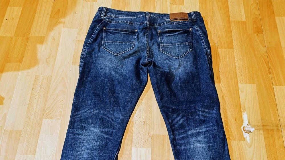 Damskie spodnie jeansowe ENGELBERT STRAUSS 7-kieszeniowe r.XL(44) bdb