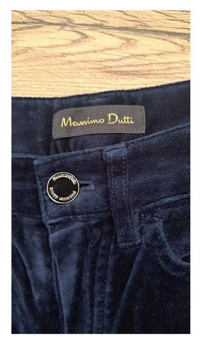 Massimo Dutti welurowe spodnie