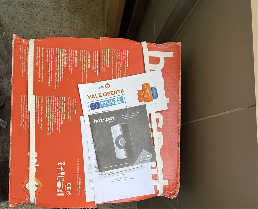 Aquecedor a Gás Hotspot Preto 4000W GALP emb. 1