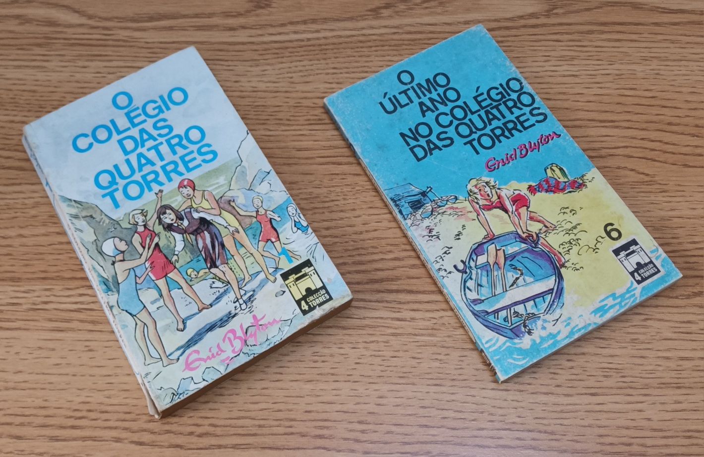 Volumes 1 e 6 do "Colégio das 4 torres de Enid Blyton" 3€ cada um