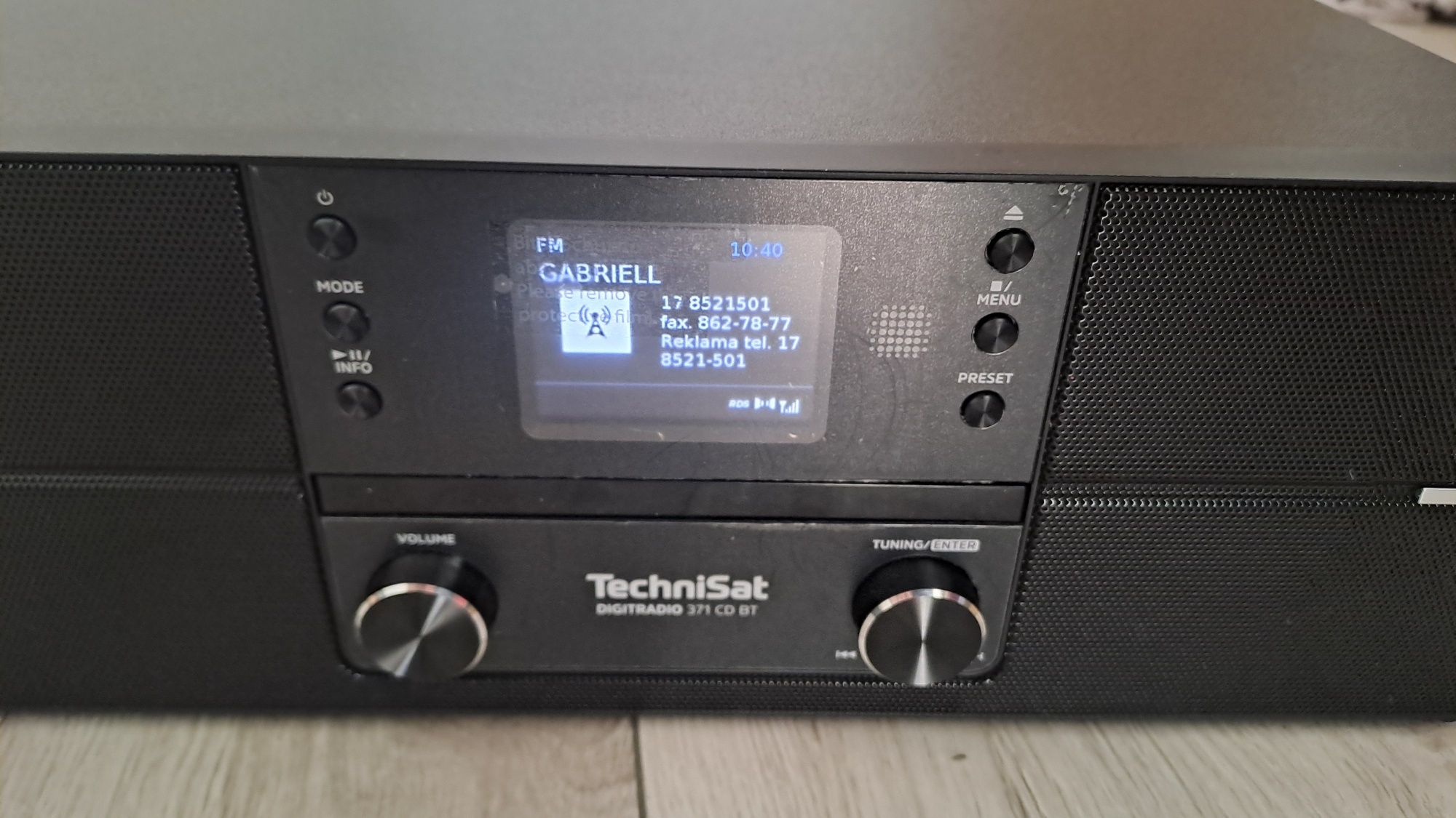 Radio sieciowe Technisat Digitradio 371 CD BT bluetooth FM DAB+ CD AUX