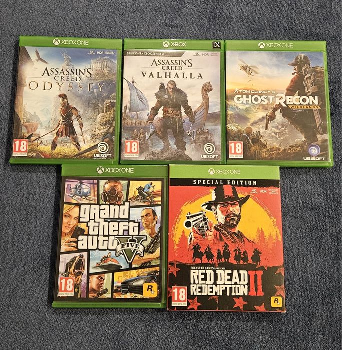 Conjunto de jogos Xbox One (conjunto ou individual)