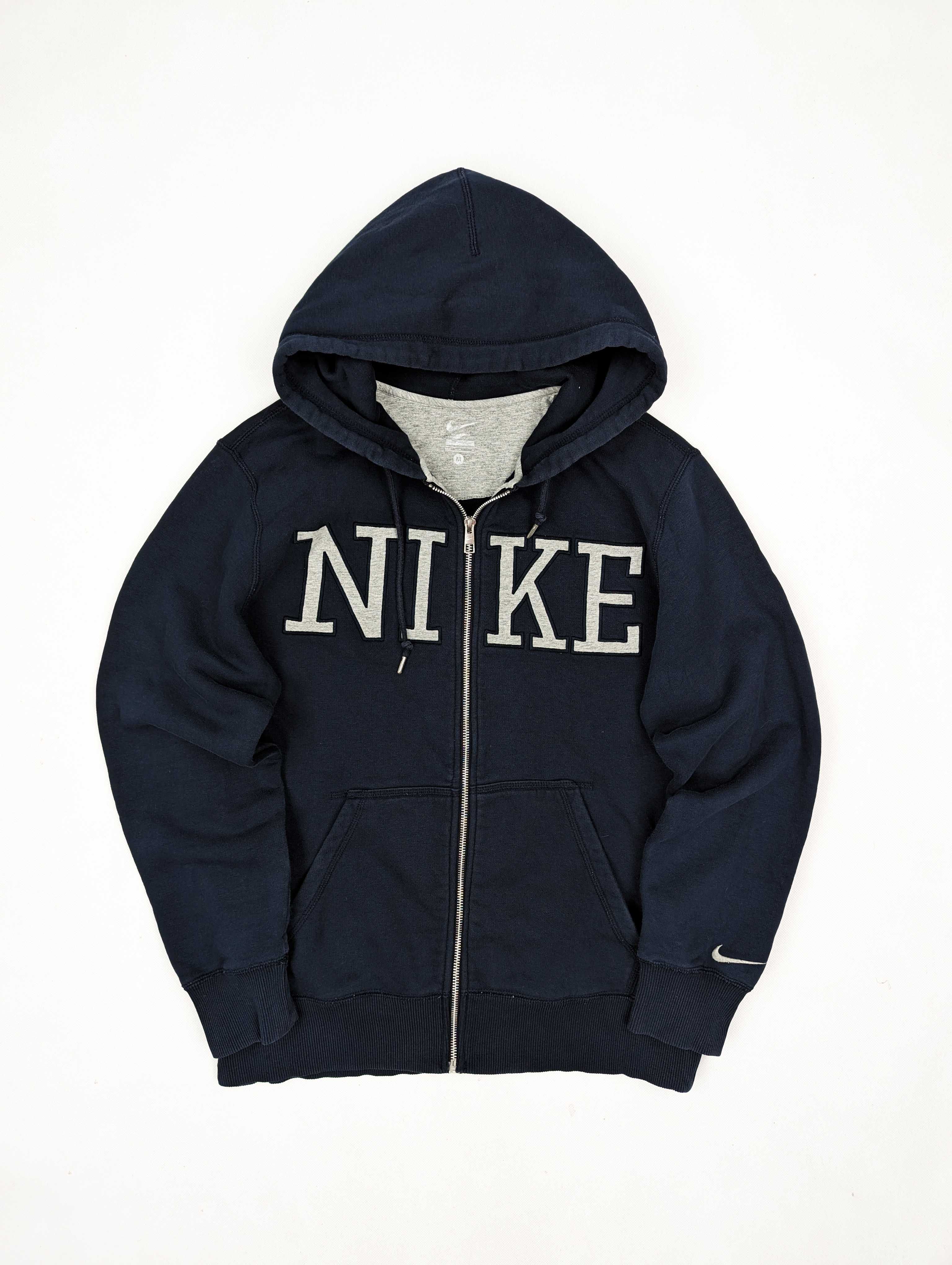 Nike granatowa bluza z kapturem M logo