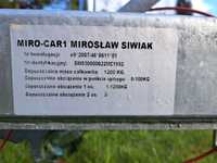 Przyczepa podłodziowa miro-car ADA jak nowa