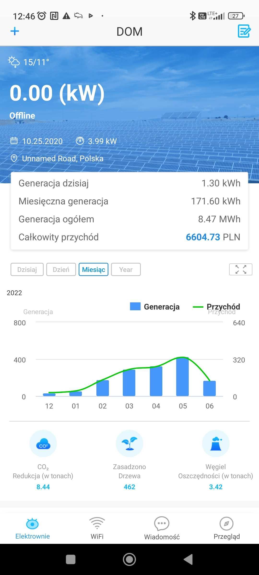 Falownik 3-fazowy GOODWE GW4K-DT Wi-Fi (4 kW)