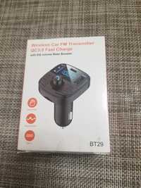 FM-трансмітер U&P BT29 Bluetooth 5.0 / microSD / QC 3.0 Black