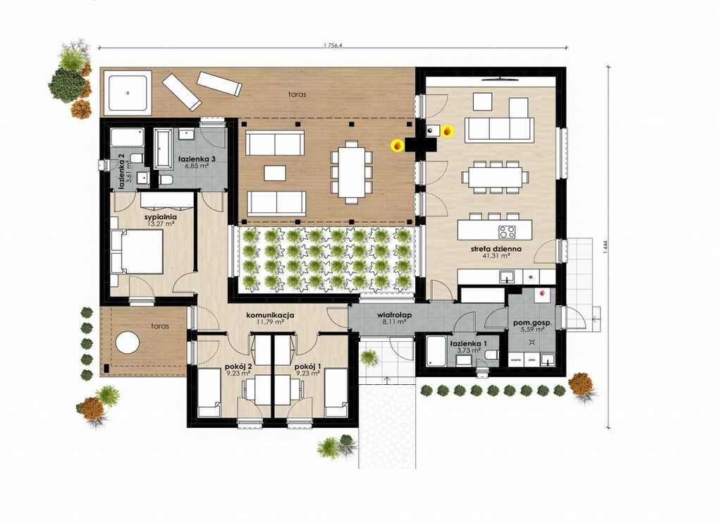 Sprzedam projekt domu modułowego GORCZAŃSKI02