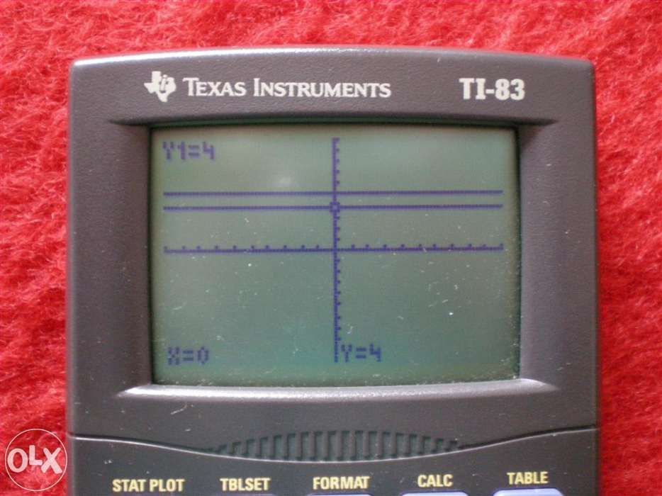 Calculadora gráfica texas instruments ti 83, semi nova