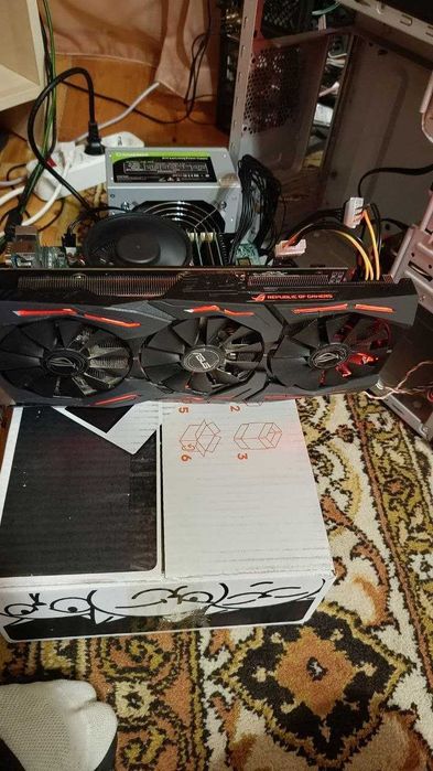 Продам рабочую amd rx 480 8gb