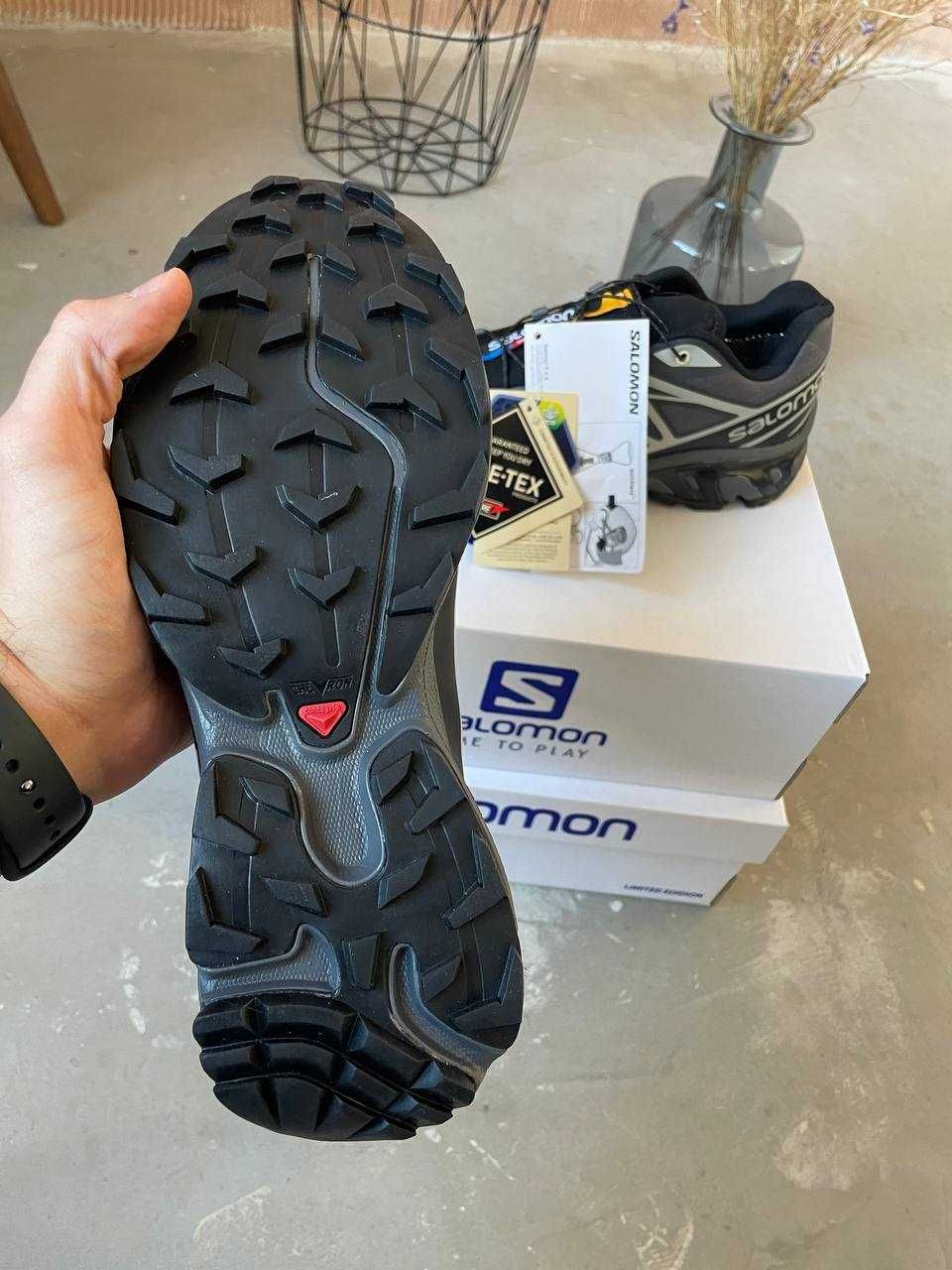 Зимние кроссовки Salomon XT-6 grey Gor-Tex / Водонепроницаемые +термо