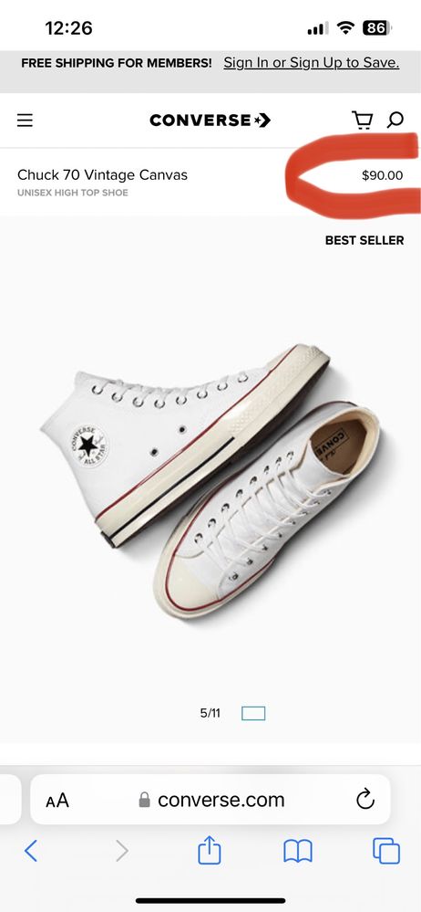 Converse оригінал