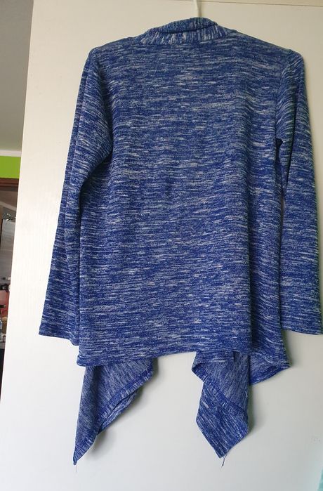 Sweter kardigan narzuta blezer 152cm wiosenny