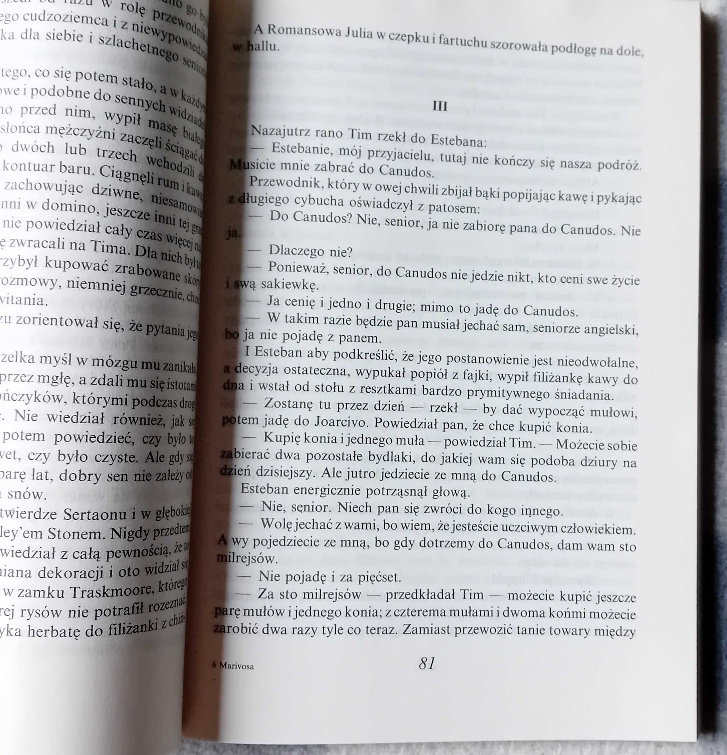 Baronowa Orczy. Marivosa córka bandyty. Akapit,1991r. Wyd. powojenne I