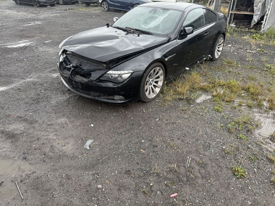 BMW Seria 6 E63 lift 635d m57 m57d30 306d5 286km black sapphire Anglik