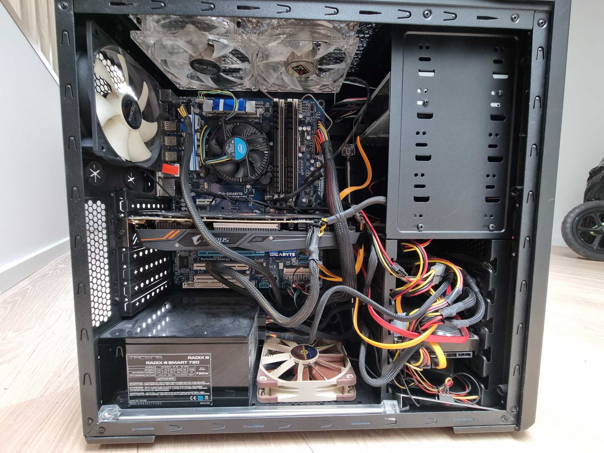 PC - i7‑860 GTX1060 6GB 24GB RAM SSD256+HDD1TB PSU720W pełny zestaw