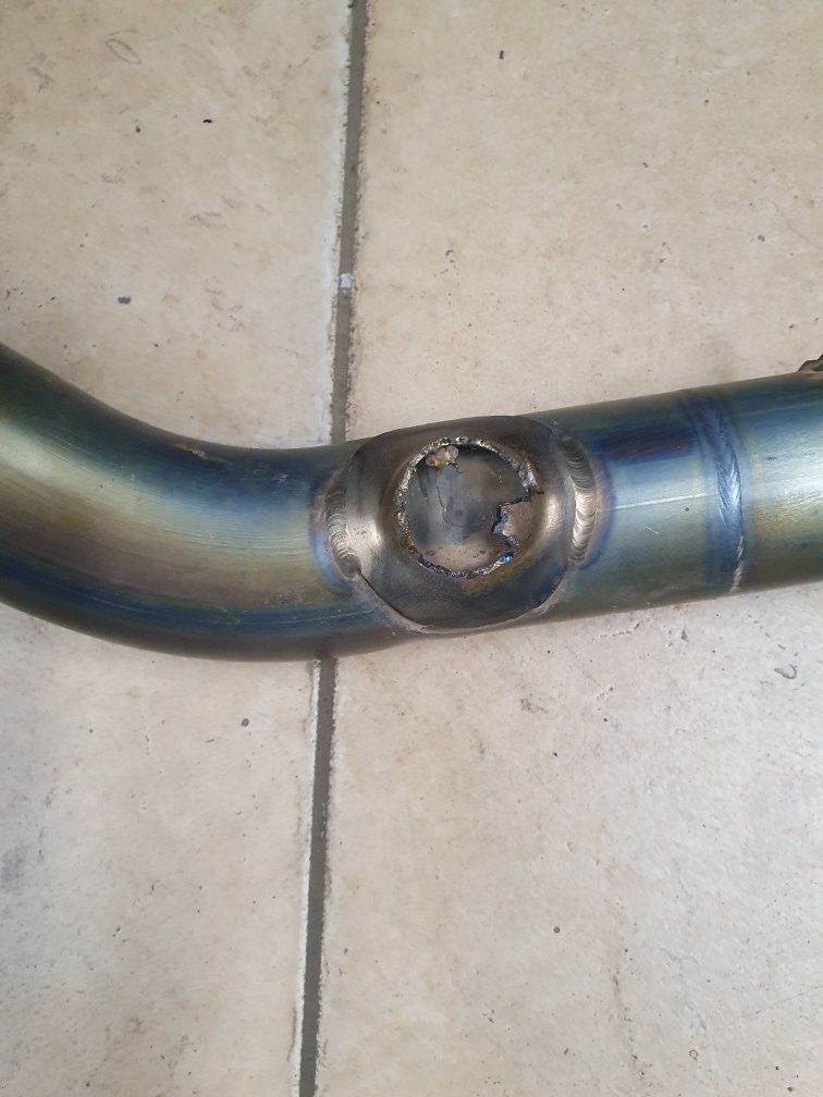 Tłumik Akrapovic kolanko Ktm Sxf Sx Exc układ wydechowy
