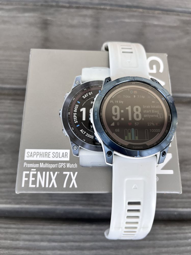 Garmin Fenix 7x Sapphire Solar Titanium gwarancja