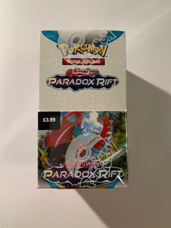 Karty Pokemon PARADOX RIFT- booster box 18 saszetek