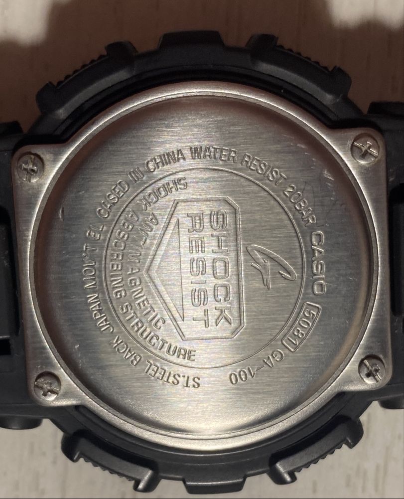 Годинник чоловічий Casio G-Shock GA-100-1A1 тактичний