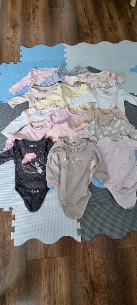 Paka ciuszków dla dziewczynki rozmiar 62