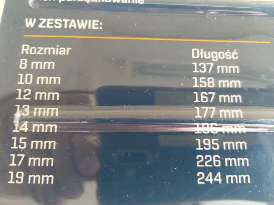 HIT Klucze z grzechotką łamana główka płasko - oczkowe + etui KURIER