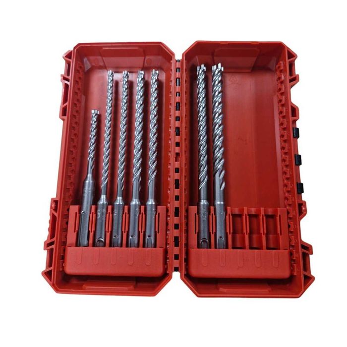 MILWAUKEE zestaw 7 szt. WIERTEŁ MX4 SDS-Plus DO BETONU 5.5-10 mm
