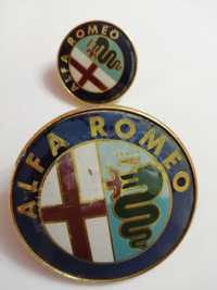 Alfa Romeo znaczek emblemat - 2 szt