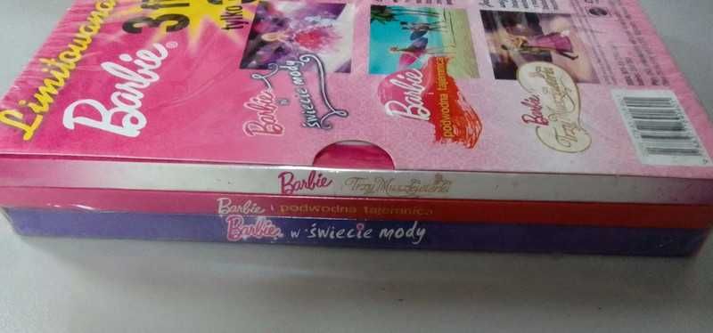 Filmy DVD Barbie kolekcja X3 (NOWE) folia