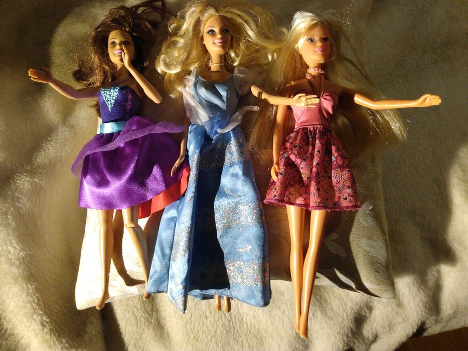 Komplet lalek Barbie 3 sztuki