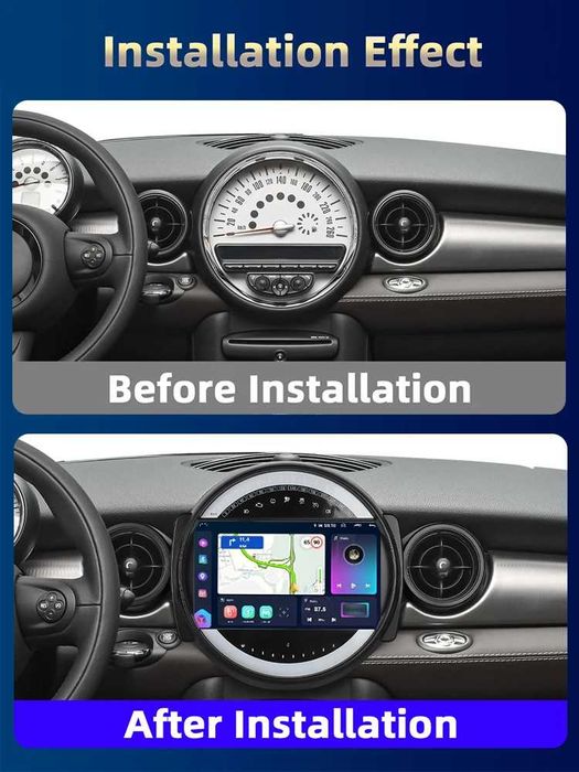 Radio Android 13 BMW Mini Clubman 2007/2013