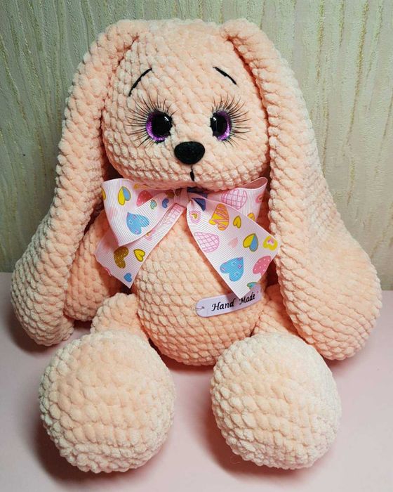 Зефирная зайка амигуруми