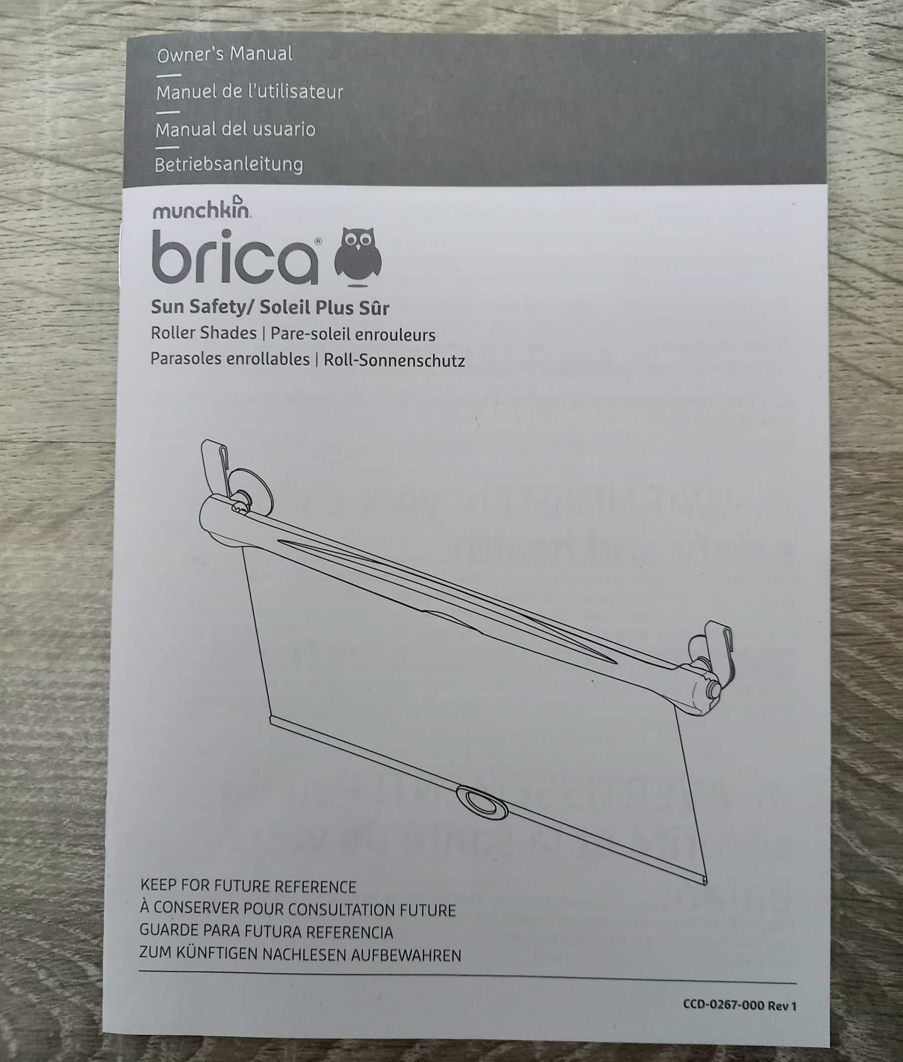 Rolety przeciwsłoneczne do samochodu Munchkin Brica zestaw 2 szt.