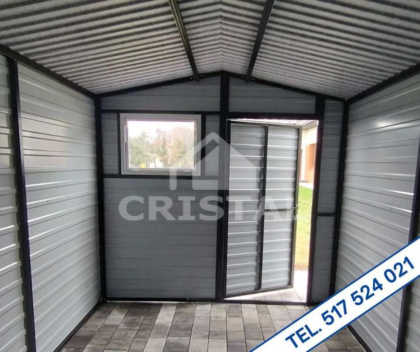 Domek ogrodowy / składzik narzędziowy blaszany - 100% PROFIL ZAMKNIĘTY