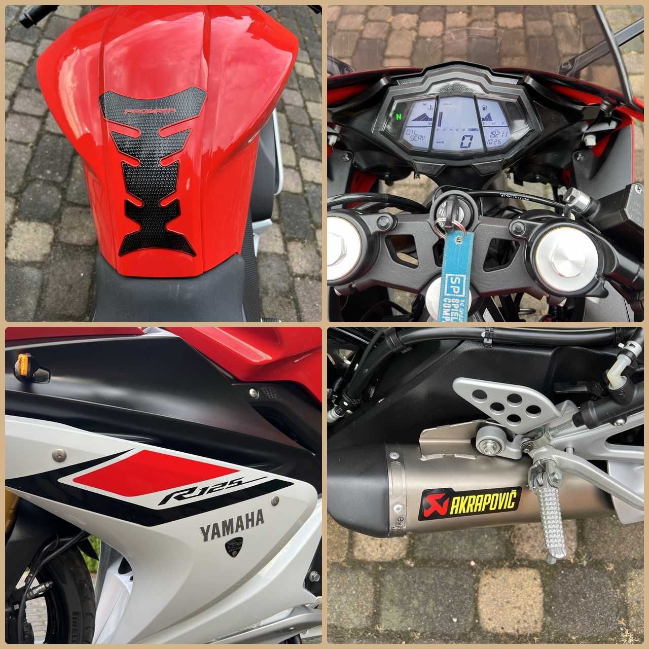 Yamaha YZF R125  * Lift * ABS * Akrapović * Przebieg 19211km *