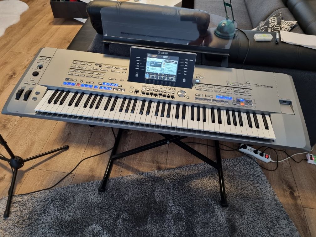 Yamaha Tyros 5. Karta Flash 5 expansion 76kl. Jak nowy + pedał