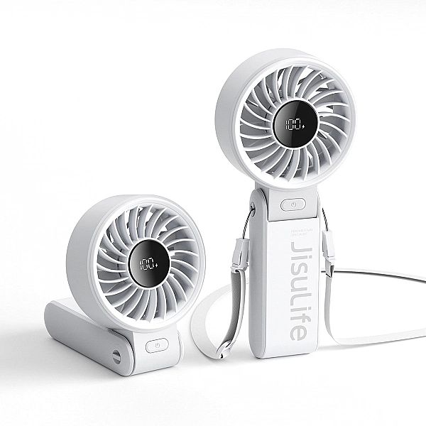 Mini wentylator Jisulife Handheld Fan Life7/3600mAh przenośny wiatracz