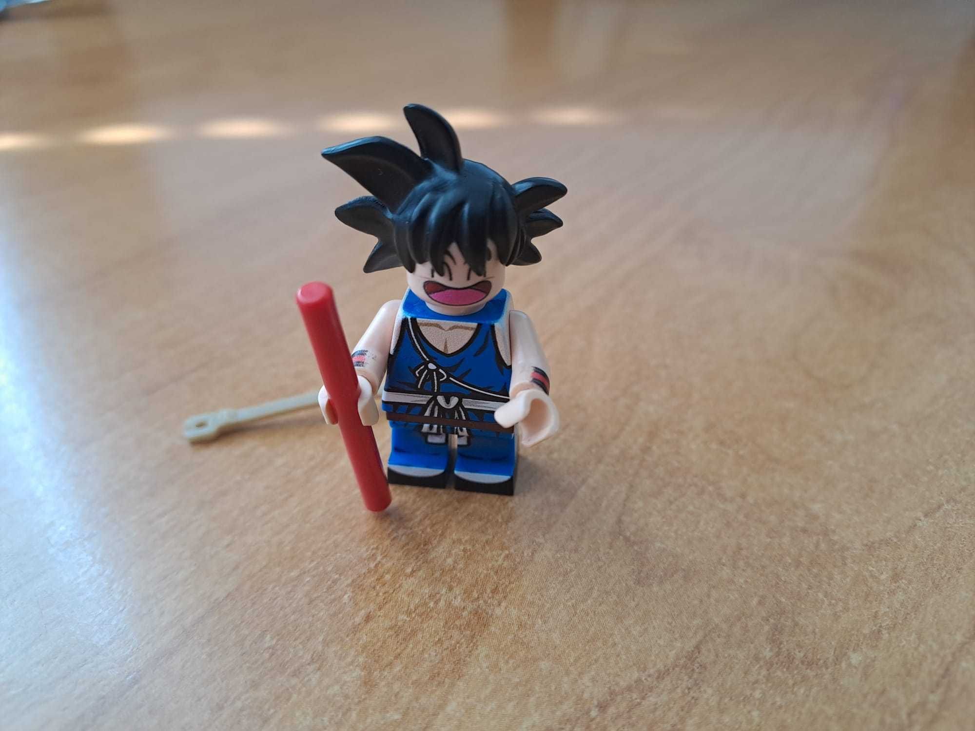 Lego - Minifigurka - chibi Son Goku - Dragonball - Custom