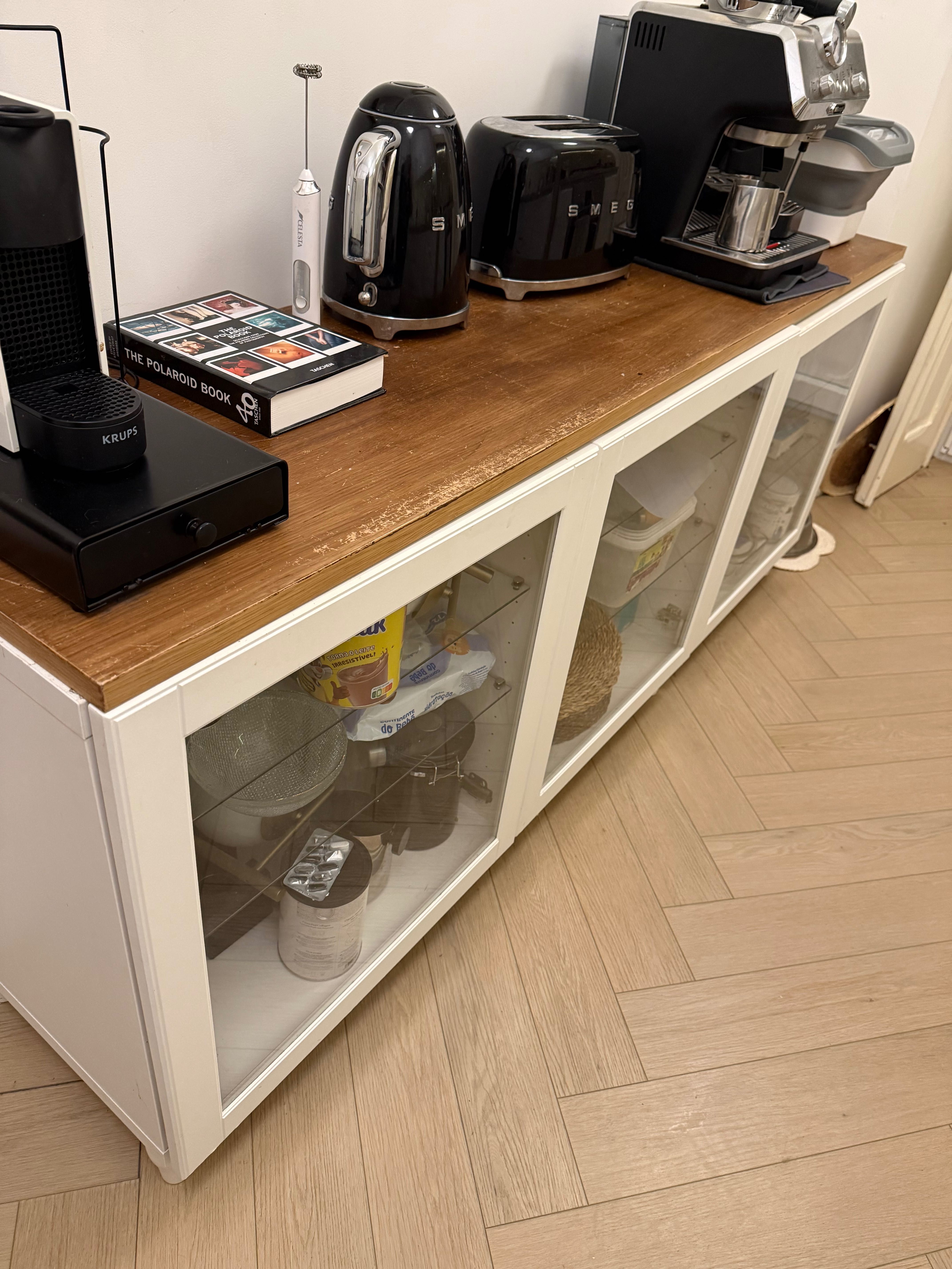 IKEA Vitrina  Comb arrumação c/gavetas