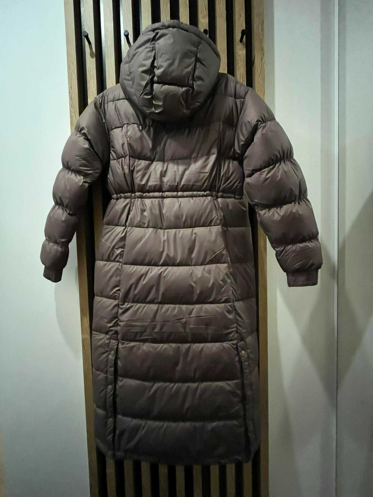 Długa kurtka płaszcz zimowy Columbia XS