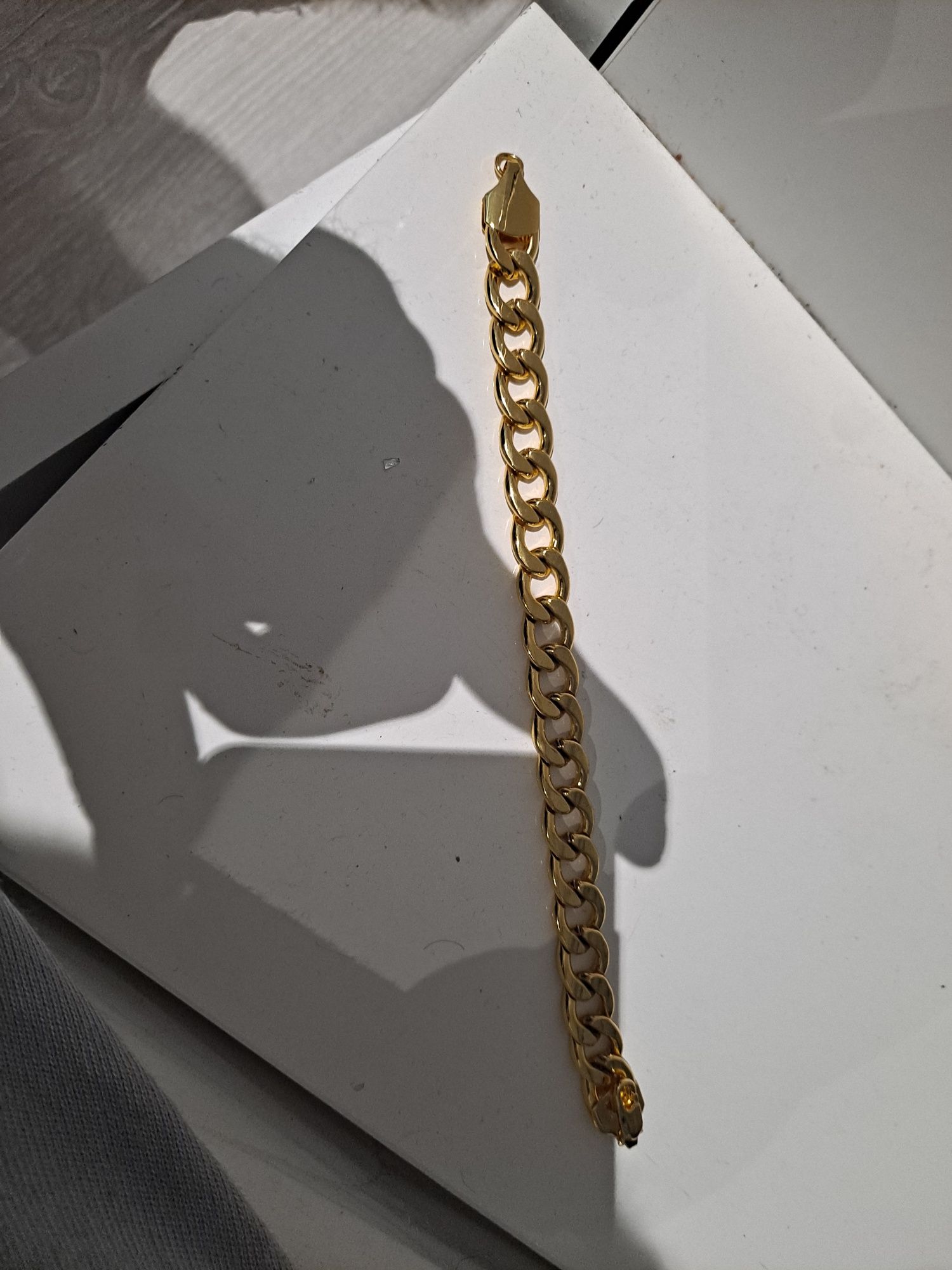 łańcuszek złoty  wraz z bransoletą  próba 18k