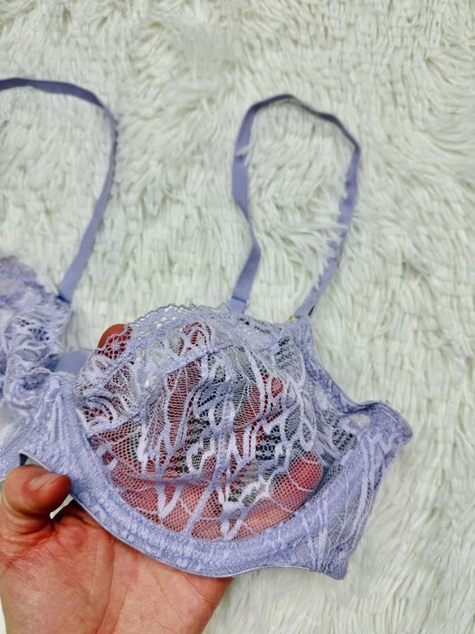 Biustonosz miękki fiszbiny 80C fioletowy Primark