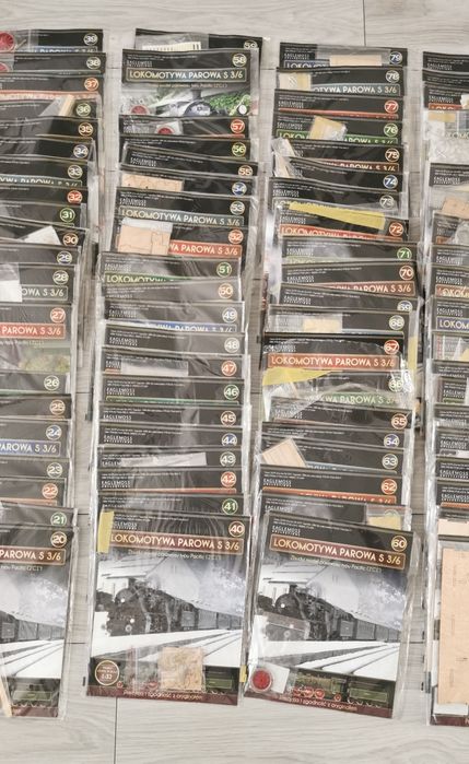 Lokomotywa parowóz S3/6 Br18 Eaglemoss Deagostini 1:32 komplet do złoż