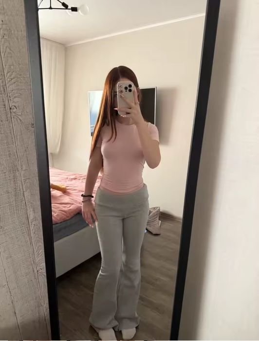 штани сірі кльош