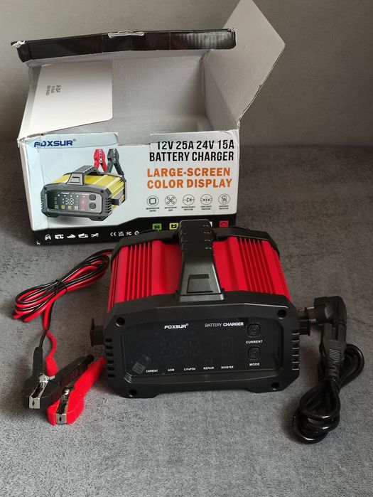 Імпульсний автоматичний пускозарядний пристрій Foxsur 2А-25А