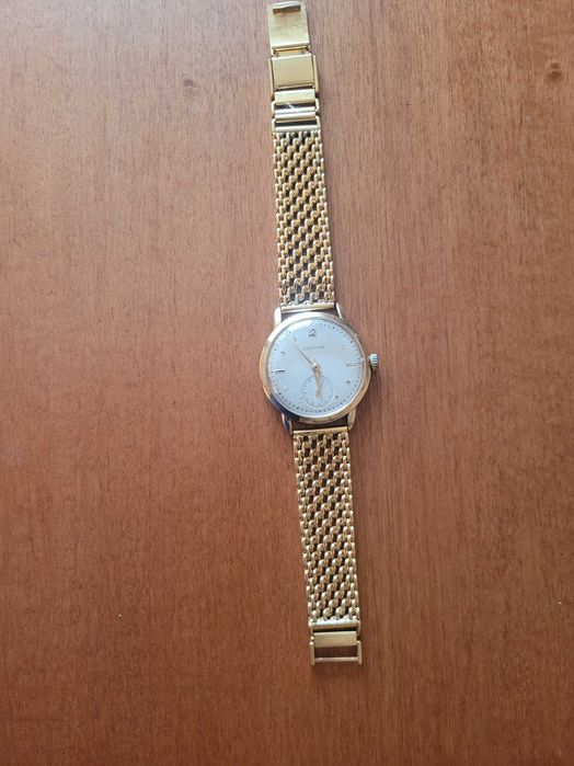 Zloty szwajcarski zegarek Certina .Proba 750  18 K