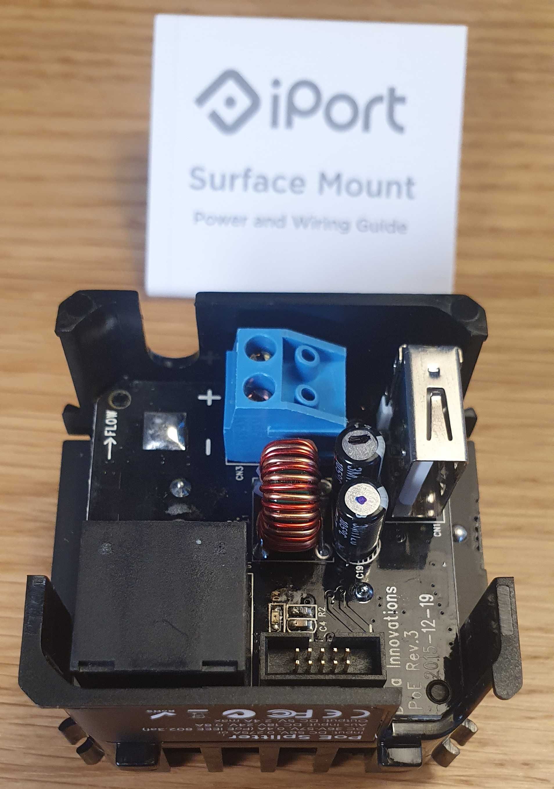 IPort Mini zasilacz PoE Splitter USB