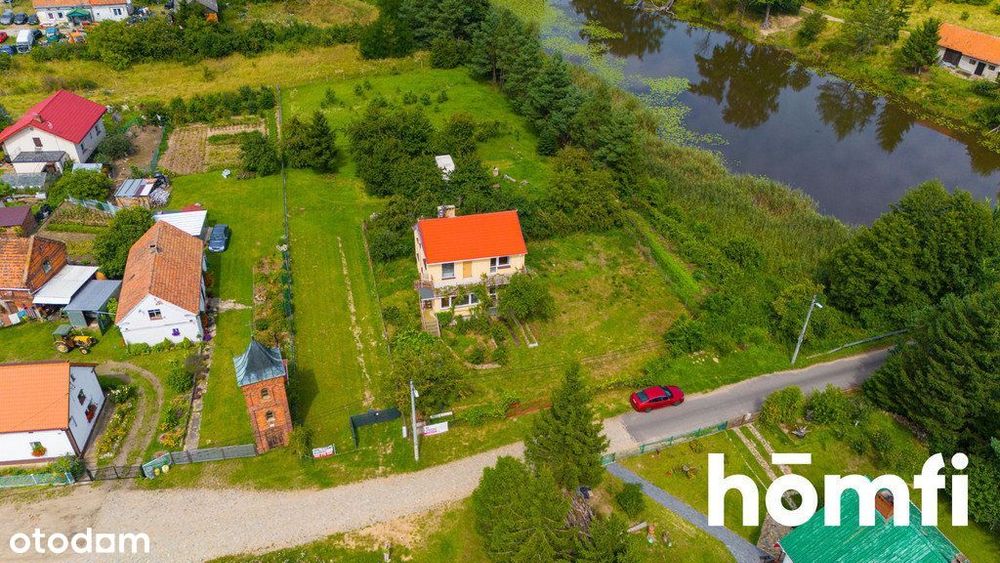 Dom z piękną działką pod Wołowem