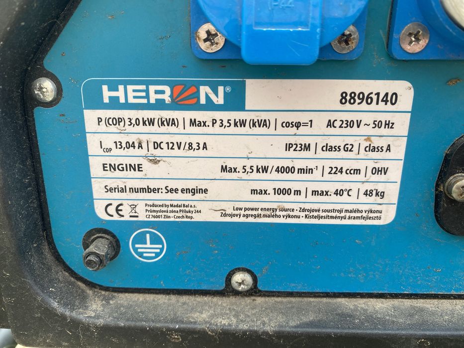 Продам генератор Heron чехія